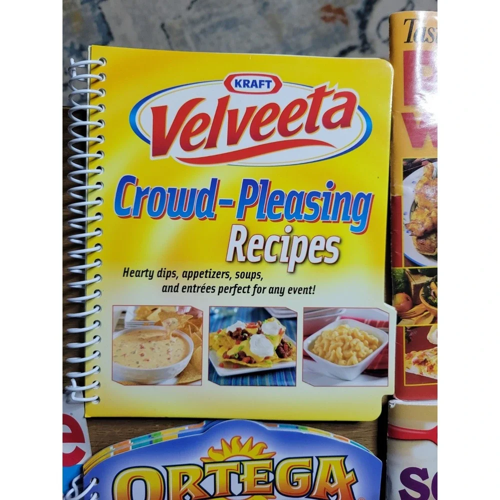 Lot‎ of 6 Food Magazines Recipes Cookbooks Italian Velveeta Mexican Fiesta Soups